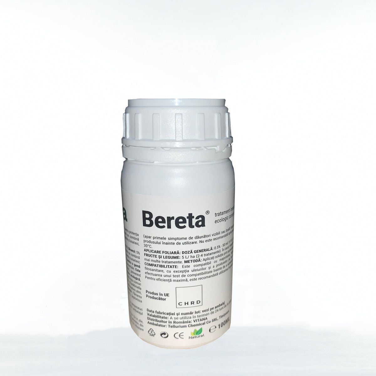 Tratament Insecto-Acaricid BERETA, 100 ml, Ecologic, Acarieni, Trips, Afide, Paduchi testosi, Boli fungice