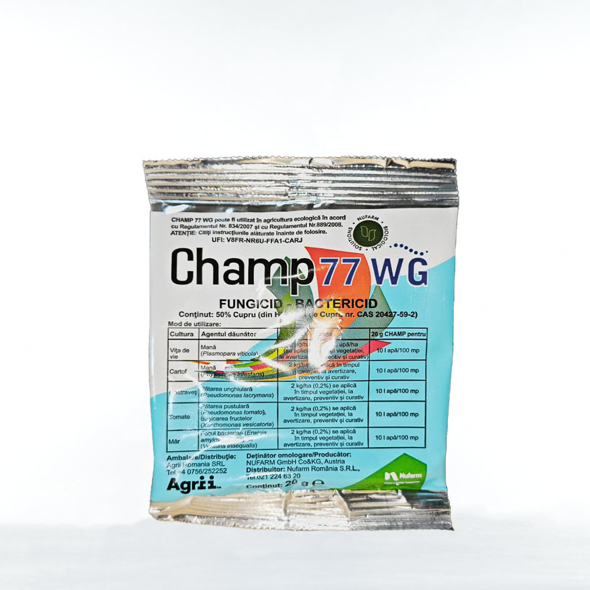 Fungicid Champ 77 WG, 20g