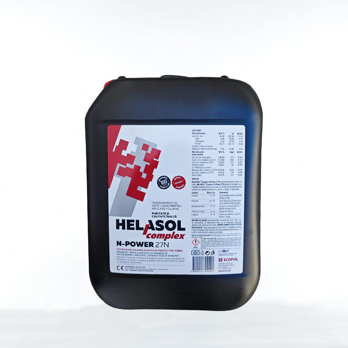 Ingrasamint Foliar ECOFOL N-POWER 27N HELSASOL COMPLEX