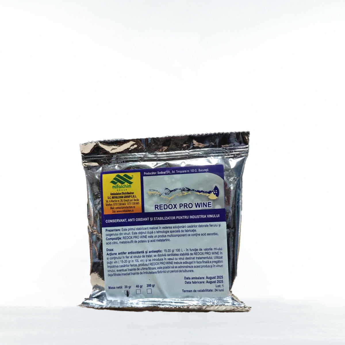 Redox Pro Wine – Conservant, Anti Oxidant si Stabilizator pentru Industria Vinului