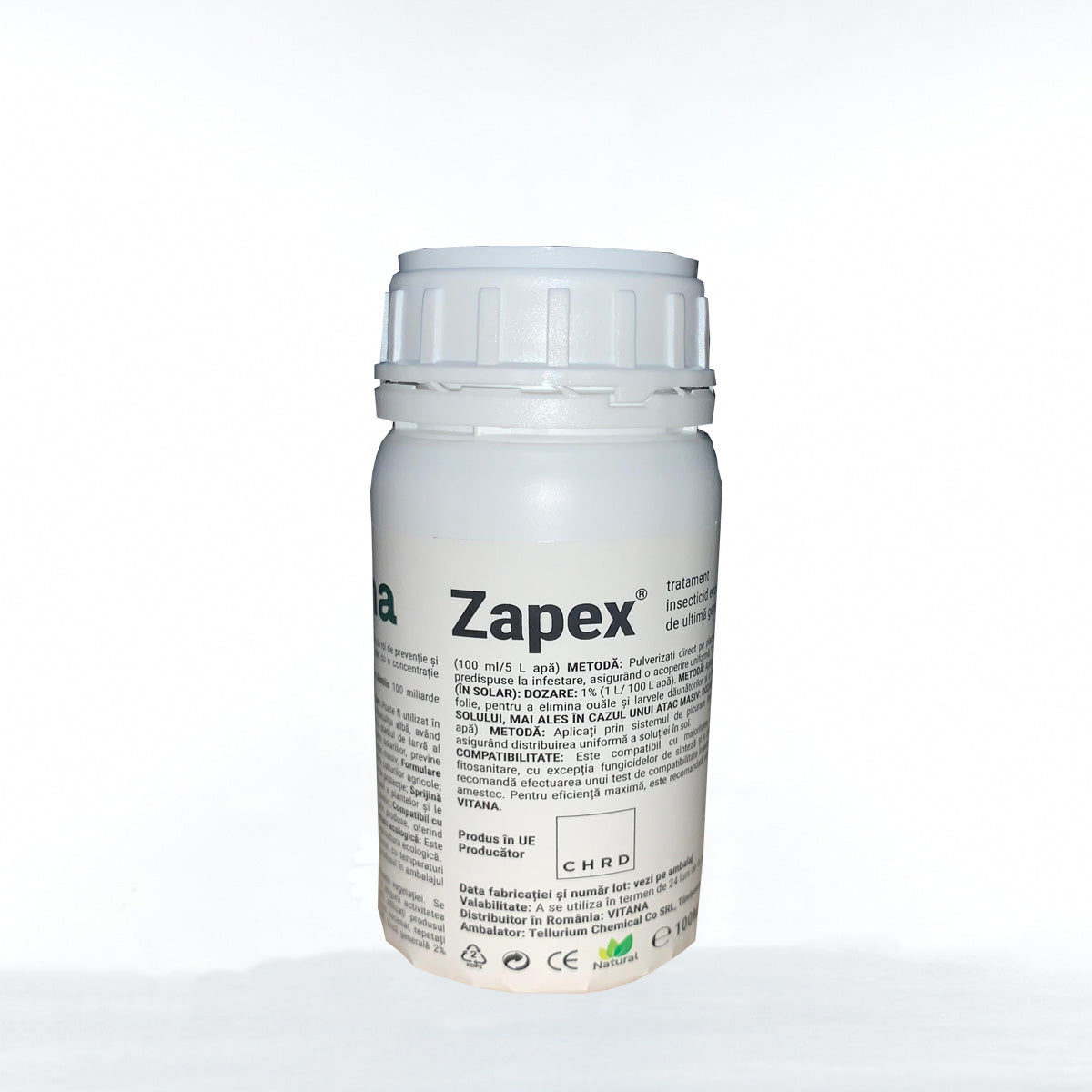 Tratament insecticid ZAPEX 100ml, Ecologic, Musculita alba, Tuta absoluta