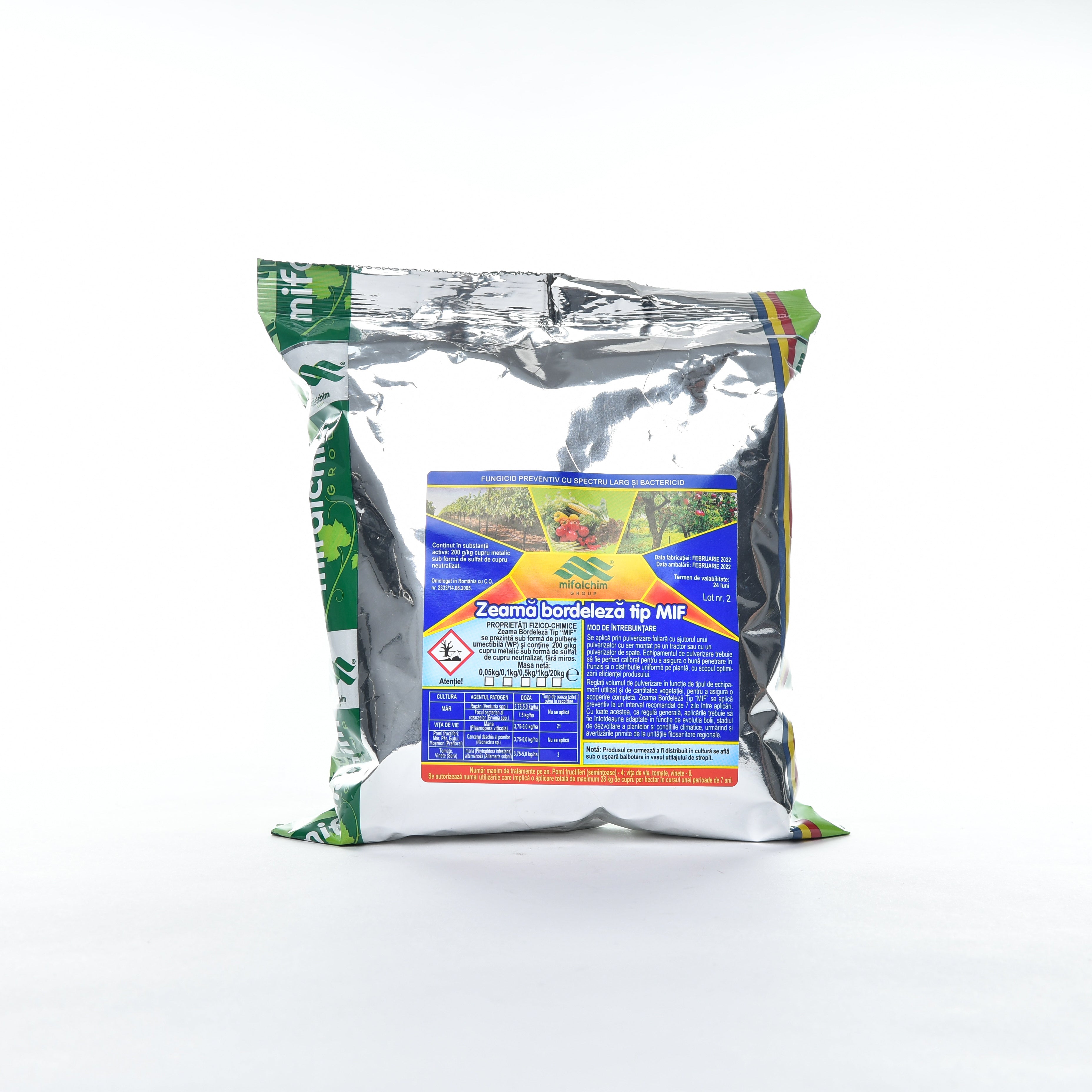 Fungicid Zeama bordeleza, 500g