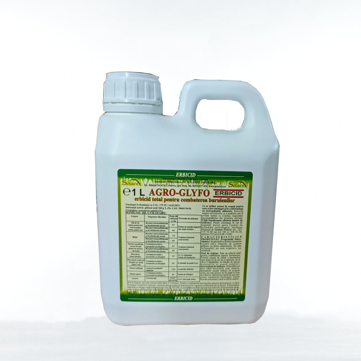 Erbicid total AGRO GLYPHO , 1 litru