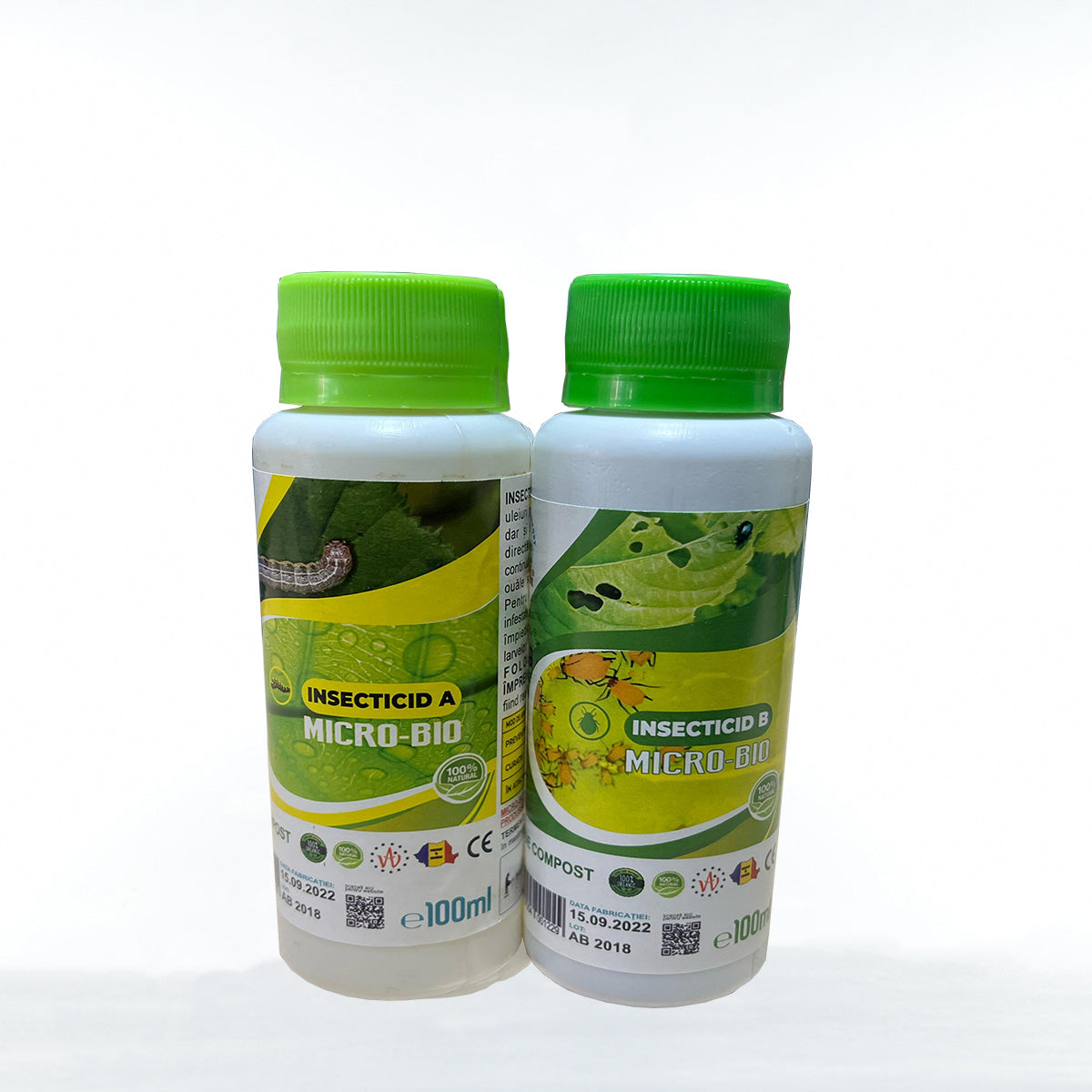 BioPack EcoSemPlus- Insecticid A+B , pachet pt gradina 10/20L (pach insecticid 100ml)