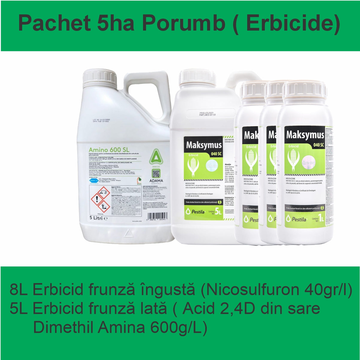 PACHET TRATAMENT PORUMB 5HA ( ERBICIDE )