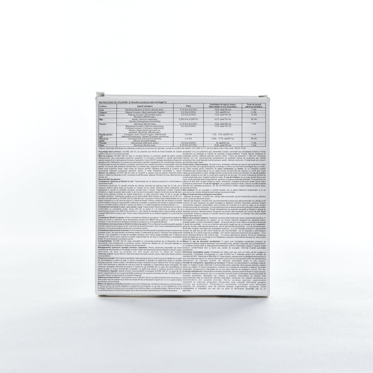 Fungicid Score 250 EC - 2,5 ml