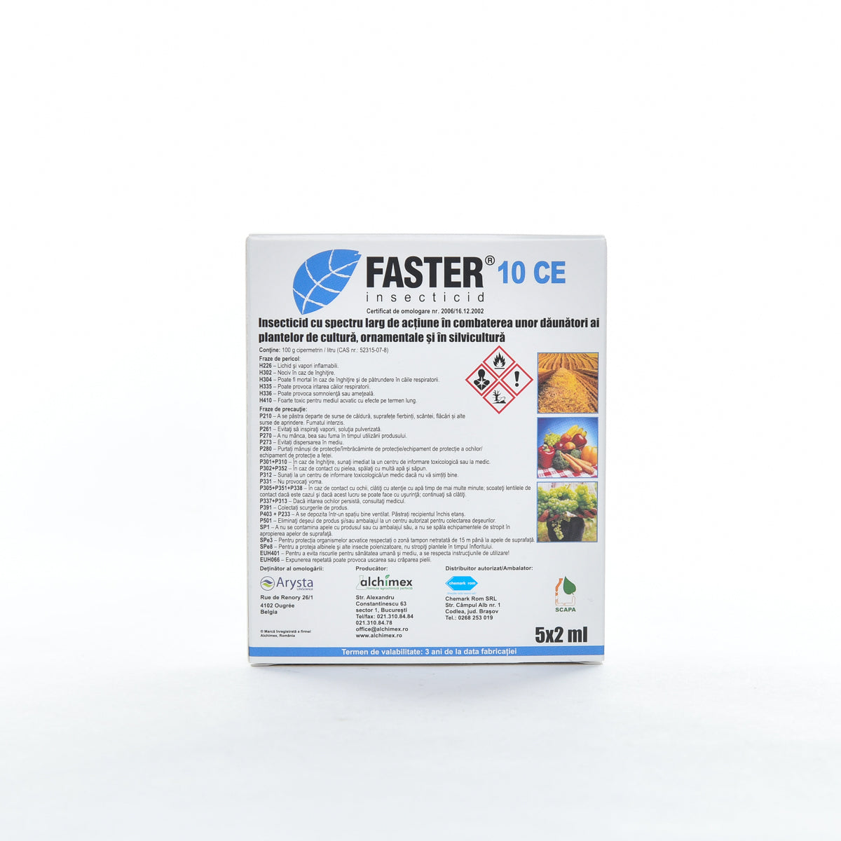 Insecticid Faster 10 CE, 2ml