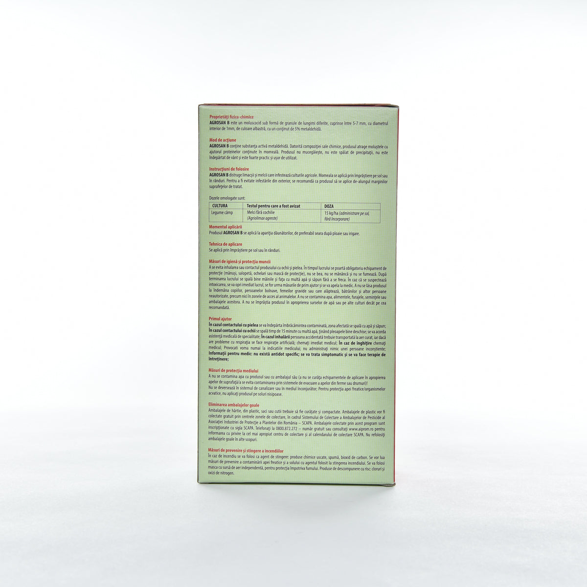 Moluscocid Agrosan B, 500g