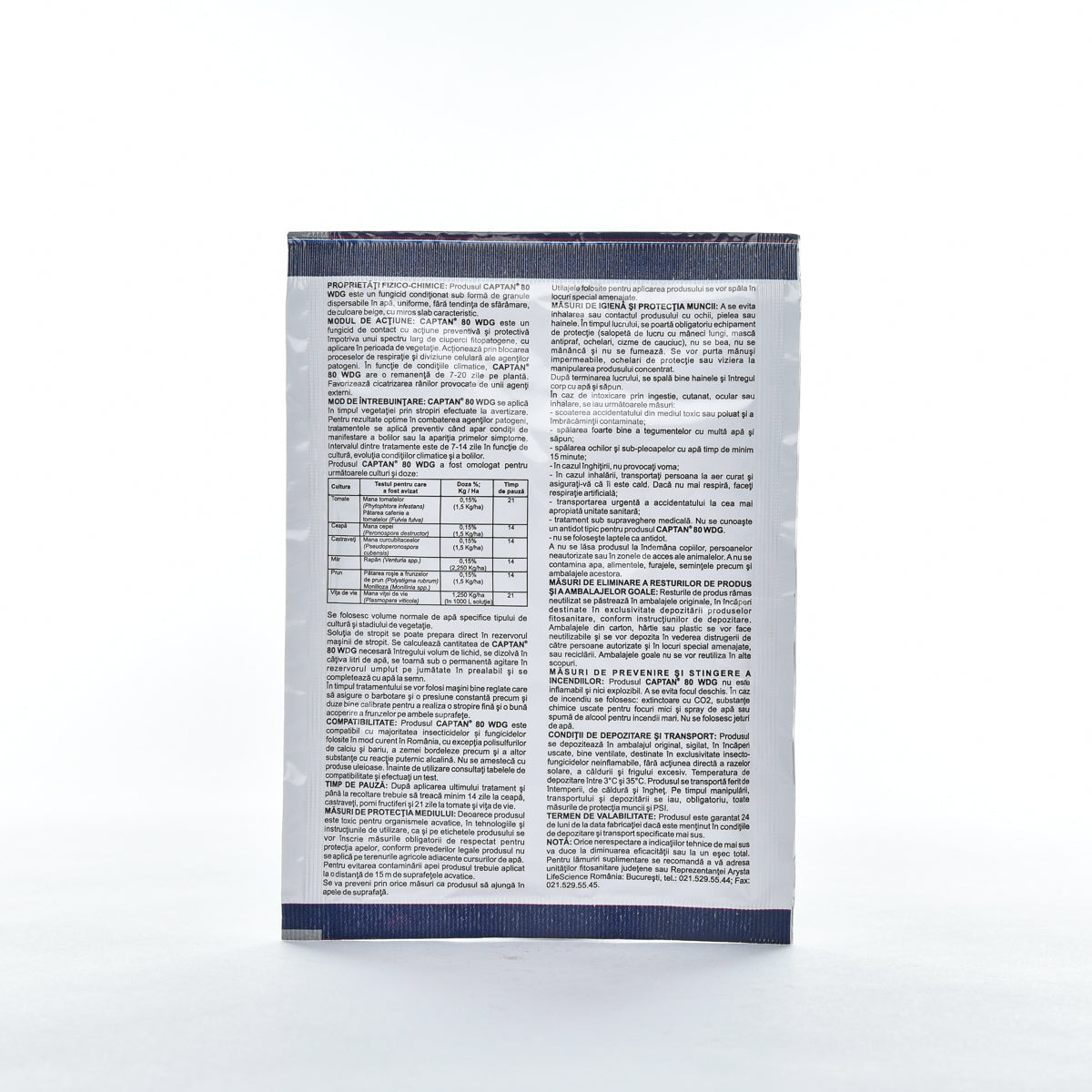 Fungicid Captan 80 WG, 25g
