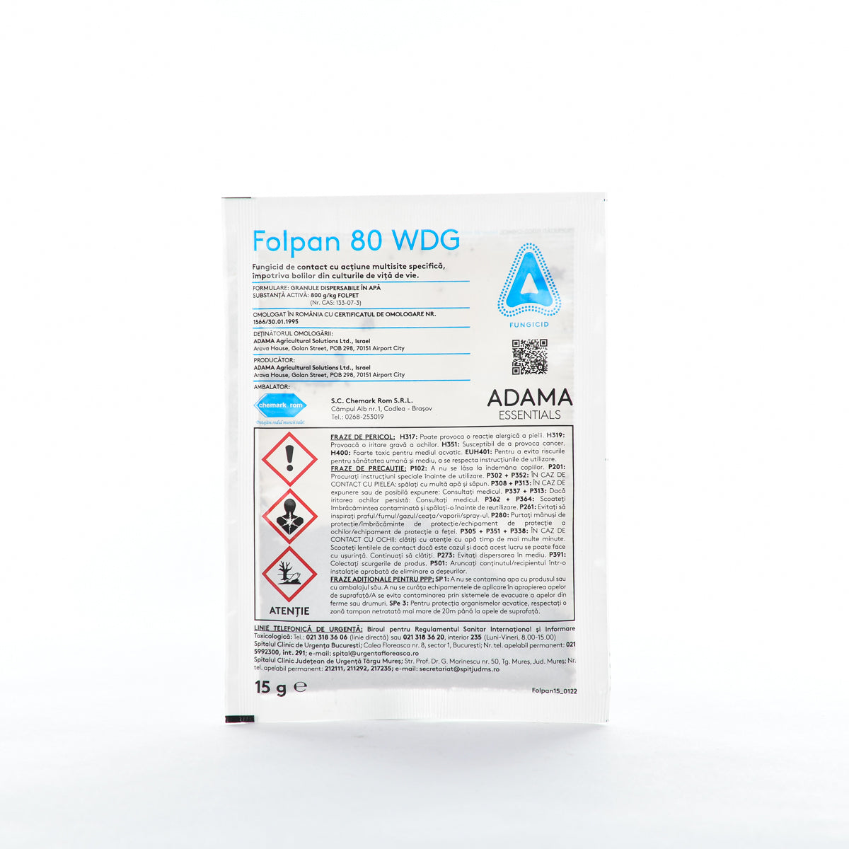 Fungicid Folpan 90 WDG, 15g