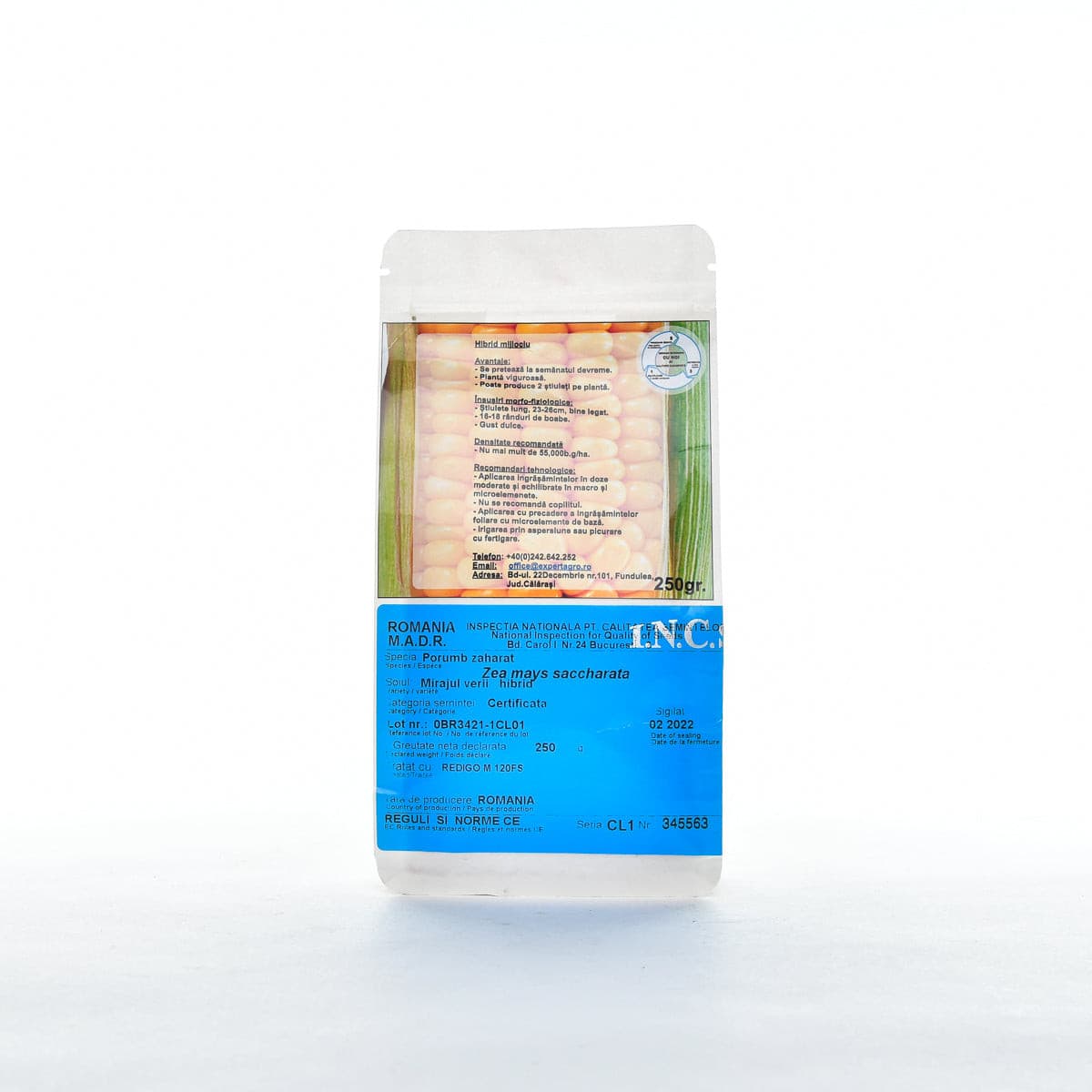 Samantă Porumb Zaharat Mirajul Verii - 250g.